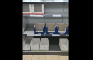 ΔΕΛΤΙΟ…στα ΑΥΓΑ;;; Εικόνες-ΣΟΚ με άδεια ράφια, σύντομα και στην Ελλάδα; vid