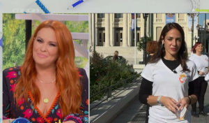 Δόμνα Μιχαηλίδου: Εκνευρισμένη με τον Βασίλη Λαμπρόπουλο – «Να ζητήσει συγγνώμη»