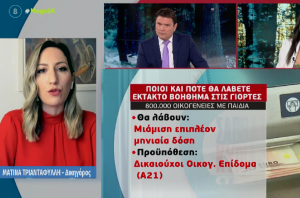 Έκτακτα βοηθήματα: Μάθετε ποιοί και πότε θα τα λάβουν μέσα στα Χριστούγεννα, vid