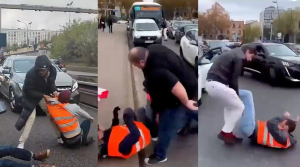 «Διαδηλωτές» για το κλίμα πετάγονται σαν ΚΟΥΡΕΛΙΝΕΣ ΚΟΥΚΛΕΣ από θυμωμένους Γάλλους οδηγούς – ΒΙΝΤΕΑΡΑ