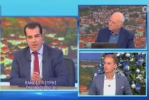 Πλεύρης: «Ο ανεμβολίαστος μεταδίδει πιο εύκολα από τον εμβολιασμένο» – Τον κοίταξε αμέσως ο θετικός Παπαδάκης, vid