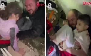 ΒΙΝΤΕΟ από την Τουρκία που φέρνει δάκρυα στα μάτια: «Αφού σου το υποσχέθηκα» λέει ο διασώστης στο κοριτσάκι