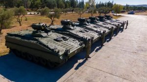 Στρατιωτική παρέλαση: Τα τεθωρακισμένα Marder 1A3 εμφανίστηκαν για πρώτη φορά