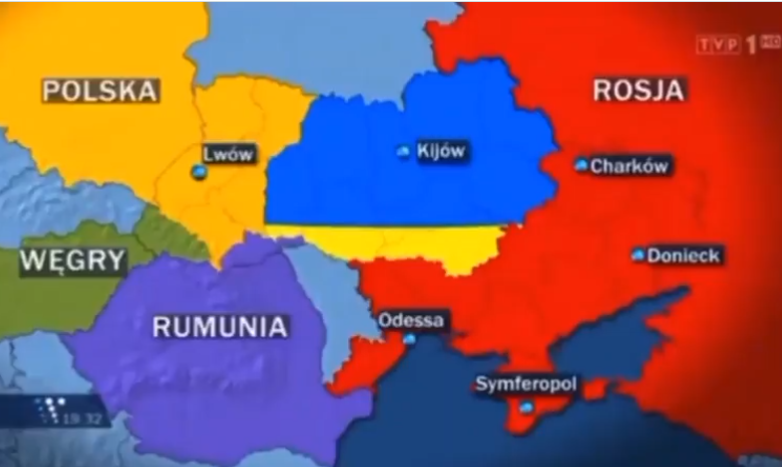 Αυτά δείχνει η πολωνική τηλεόραση για την Ουκρανία, vid