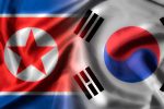 waving-north-south-korea-politic-military-war-conflict-from-both-country