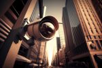 dramatic-close-up-security-camera-overlooking-modern-urban-city-street-generative-ai