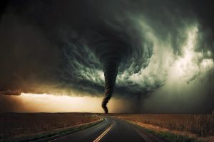 Είπε να καθίσει λίγο στη βεράντα να απολαύσει τον… ανεμοστρόβιλο!!! (video)