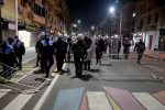 Protest against police violence in Albania