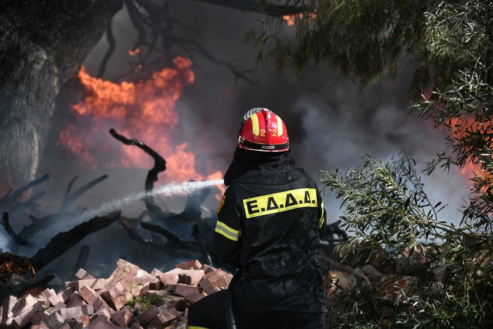 Θεσσαλονίκη: Πυρκαγιά στα Λευκόγια Δράμας