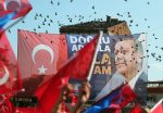 Turkish President Recep Tayyip Erdogan's election campaign event in Istanbul