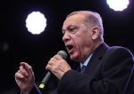Turkish President Recep Tayyip Erdogan holds campaign rally in Istanbul