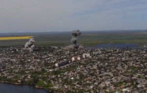 Ρωσικά πλήγματα στη Χερσώνα, vid