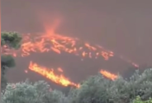 ΒΙΝΤΕΟ: Πυροστρόβιλος εθεάθη στη Ρόδο…