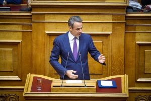 Μητσοτάκης για Ε.Δ.: «Ο ουκρανικός πόλεμος μας δίδαξε πως πρέπει να στραφούμε στα Drones και την ΑΙ»