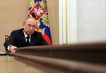 Russian President Vladimir Putin meeting with Government members