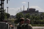 International Atomic Energy Agency (IAEA) members examine Zaporizhzhia Nuclear Power Plant in Enerhodar