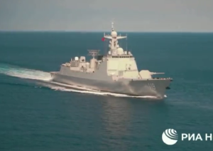 Πλάνα από τα κοινά ναυτικά γυμνάσια Ρωσίας-Κίνας, vid