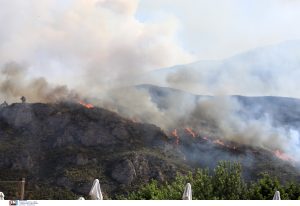 Λακωνία: Φωτιά σε εξέλιξη στην περιοχή Άγιος Στέφανος