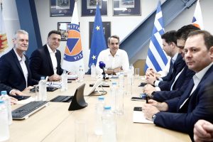Κυριάκος Μητσοτάκης: Στο υπουργείο Κλιματικής Αλλαγής και Πολιτικής Προστασίας