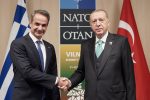 Ο ΠΡΩΘΥΠΟΥΡΓΟΣ ΚΥΡΙΑΚΟΣ ΜΗΤΣΟΤΑΚΗΣ ΣΤΗΝ ΣΥΝΟΔΟ ΚΟΡΥΦΗΣ ΤΟΥ ΝΑΤΟ ΣΤΗΝ ΛΙΘΟΥΑΝΙΑ ΣΥΝΑΝΤΗΣΗ ΜΕ ΤΟΝ ΠΡΟΕΔΡΟ ΤΗΣ ΤΟΥΡΓΙΑΣ ΤΑΓΙΠ ΕΡΝΤΟΓΑΝ