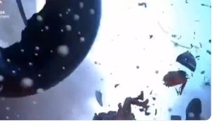 Δυνατό ΒΙΝΤΕΟ! Τινάχθηκαν στον αέρα μετά από χτύπημα Ρώσων