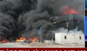 Τουρκία: Μεγάλη πυρκαγιά σε χημικό εργοστάσιο, vid