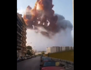 Ίσως το πιο σοκαριστικό ΒΙΝΤΕΟ από την έκρηξη της Βηρυτού στις 4/8/2020!