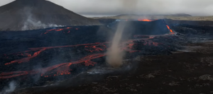 Ηφαίστειο της Ισλανδίας “γεννά” ανεμοστρόβιλο – Εντυπωσιακό video