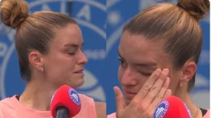 Μαρία Σάκκαρη: Τα δάκρυα στην Ουάσινγκτον (video)