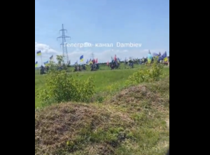 Ανατριχιαστικά μεγάλο κοιμητήριο γεμάτο με Ουκρανούς πεσόντες, vid