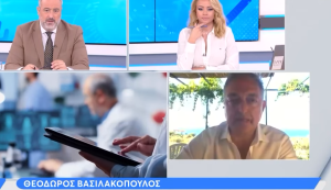 Βασιλακόπουλος μέσα στα μπάνια του λαού: «Πεθαίνουν οι άνω των 67, να εμβολιαστούν», vid
