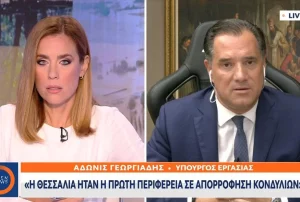 Γεωργιάδης για κακοκαιρία Daniel: Αντιπλημμυρικά έργα για αυτή την ποσότητα του νερού δεν υπάρχουν