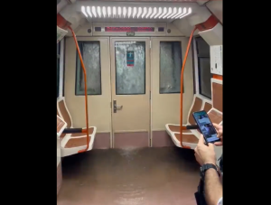 Τρομερές εικόνες στη Μαδρίτη! Πλημμύρισε το μετρό, vid