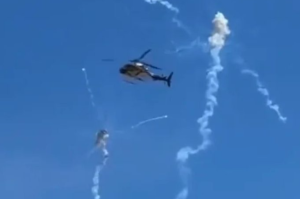 F1: Βεγγαλικά πήγαν να χτυπήσουν ελικόπτερο! Δείτε ΒΙΝΤΕΟ