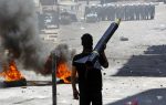 Palestiian solidarity protest in Hebron with Hamas war in Gaza