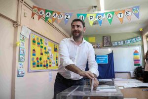 Ηράκλειο: Ψήφισε ο Νικος Ανδρουλάκης
