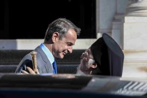 Συνάντηση Μητσοτάκη με τον Οικουμενικό Πατριάρχη Βαρθολομαίο