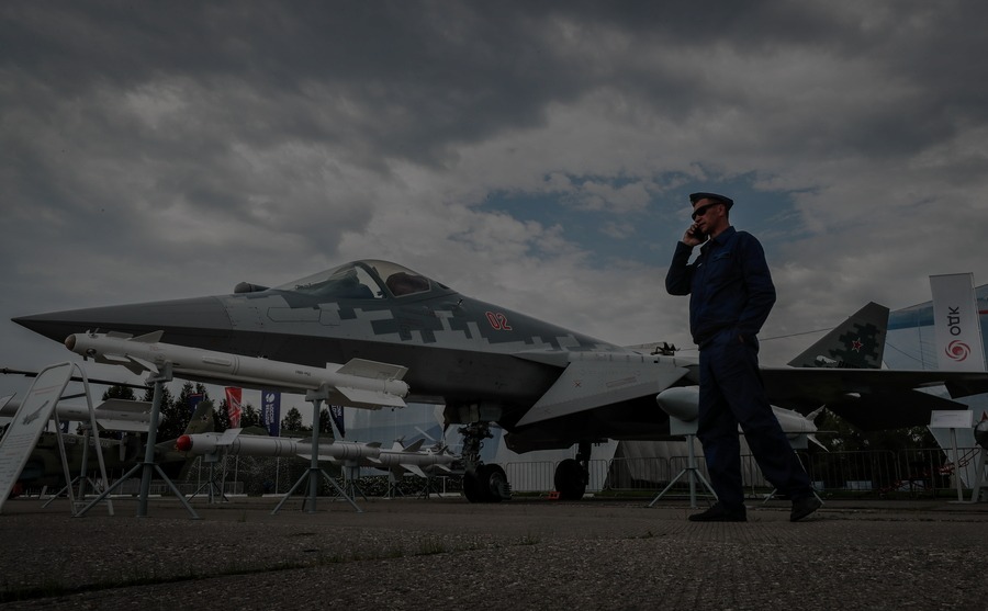 SU-57 σε συνθήκες χιονοθύελλας – Δείτε το ΒΙΝΤΕΟ