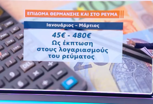 Επίδομα θέρμανσης και στο ρεύμα: Ποιοί θα επωφεληθούν, vid