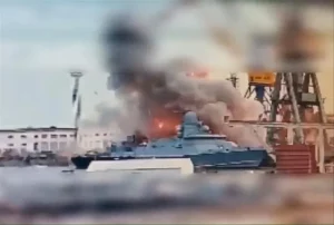 Έδειξαν ΒΙΝΤΕΟ με πύραυλο SCALP να καταστρέφει ρωσική κορβέτα που βρισκόταν στην Κριμαία