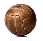 Photo vintage ball on white
