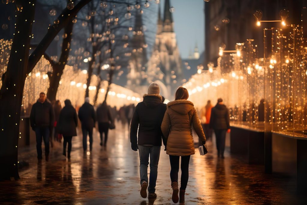 Ξενοδοχείο στη Βρετανία φιλοξενεί χριστουγεννιάτικο δέντρο φτιαγμένο από 100.000 μπαλόνια (vid, photo)