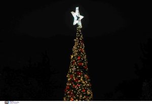 Φωταγωγήθηκε το Χριστουγεννιάτικο Δέντρο της Περιφέρειας Αττικής στο Πεδίον του Άρεως