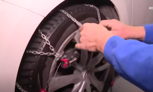 Υποχρεωτικές οι αντιολισθητικές αλυσίδες: Δείτε πώς μπαίνουν, vid