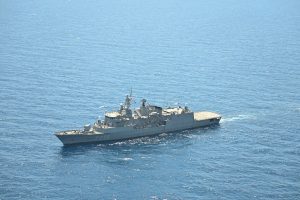 “Ασπίδες”: Η φρεγάτα ΥΔΡΑ επέστρεψε στο Ναύσταθμο της Σαλαμίνας- Δείτε το ΒΙΝΤΕΟ