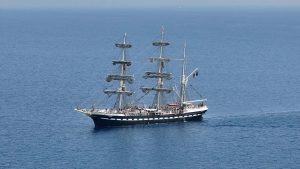 Κατέπλευσε χθες στο λιμάνι του Πειραιά το εμβληματικό Γαλλικό ιστιοφόρο “Belem”