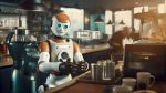 Robot working as a barista instead of humans