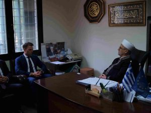 Κασσελάκης: Συνάντηση με τον Μουφτή Κομοτηνής και τον Μητροπολίτη Μαρωνείας και Κομοτηνής