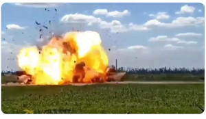 Σκληρό ΒΙΝΤΕΟ: Η στιγμή που εκρήγνυται ρωσικό άρμα μάχης