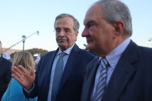 Η κοινή εμφάνιση Καραμανλή/Σαμαρά που σηκώνει μεγάλη συζήτηση στη Νέα Δημοκρατία